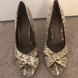Tory Burch Snakeskin Heels